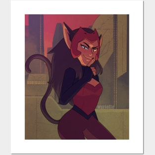 Totally Catra (with Background) Posters and Art